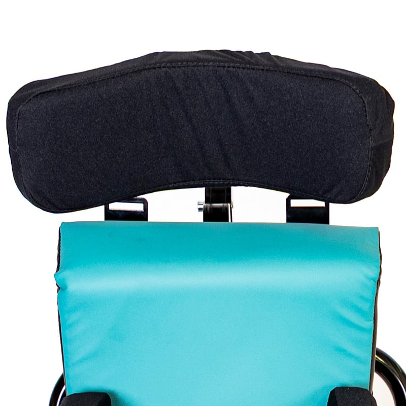 ODE sittesystem med hodestøtte og øvre ryggstøtte.