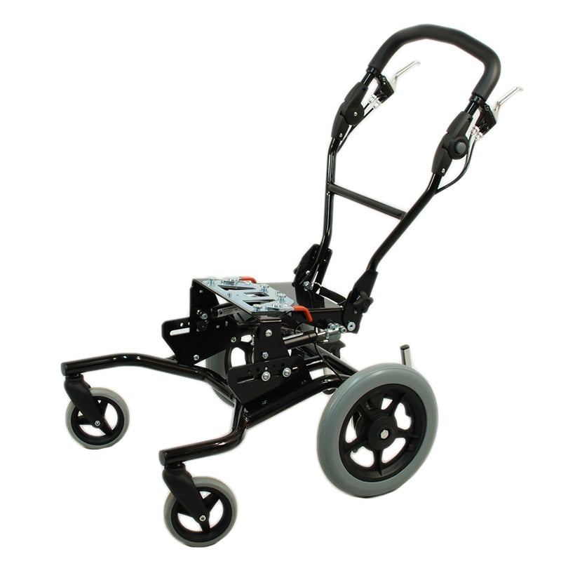 Utendørsunderstell for ODE sittesystem med større bakhjul.