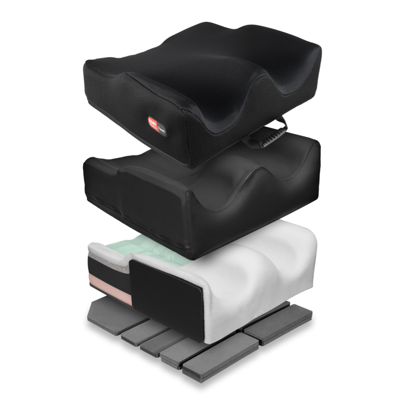 Spex Classic SuperHigh Contour Cushion Exploded - Black-small